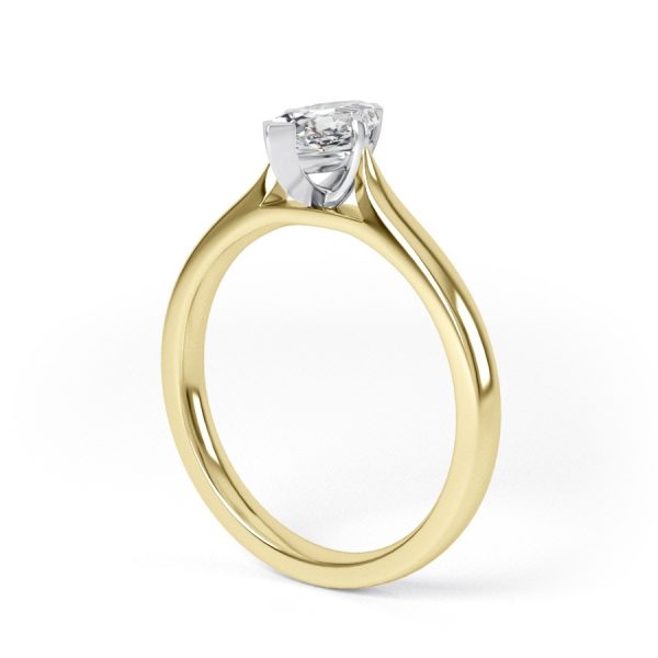 Eng - ABBIE | Marquise shape solitaire Diamond Engagement Ring - Image 6