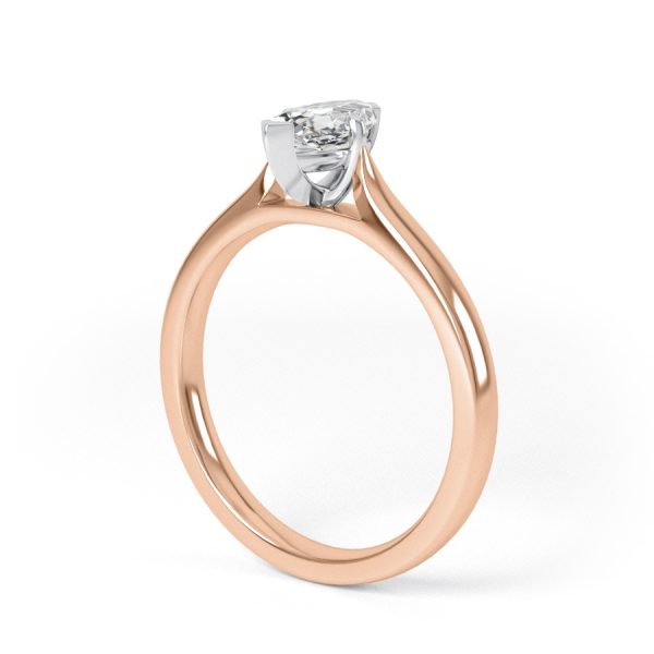 Eng - ABBIE | Marquise shape solitaire Diamond Engagement Ring - Image 9