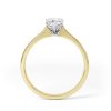 Eng - KENDRA | Pear shape knife edge solitaire diamond ring - Image 5