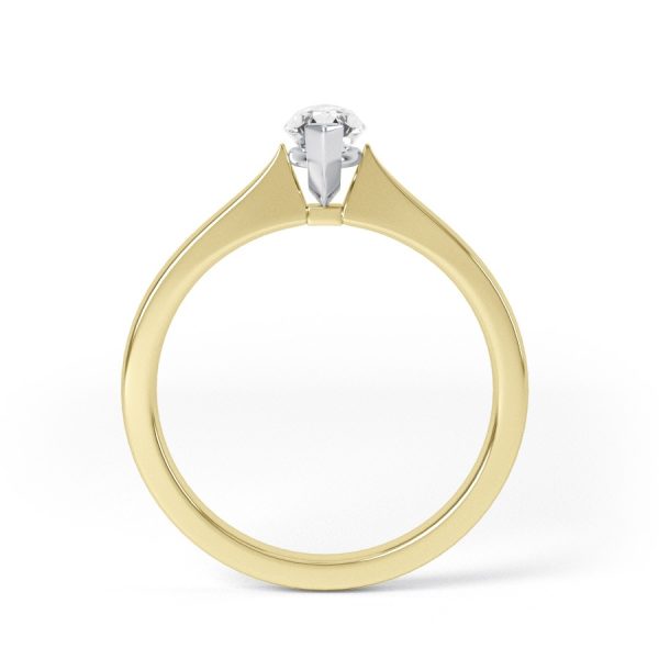 Eng - EVIE | Knife Edge Petite Marquise shape Engagement Ring - Image 5