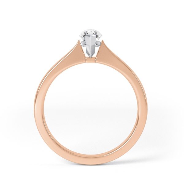 Eng - EVIE | Knife Edge Petite Marquise shape Engagement Ring - Image 8