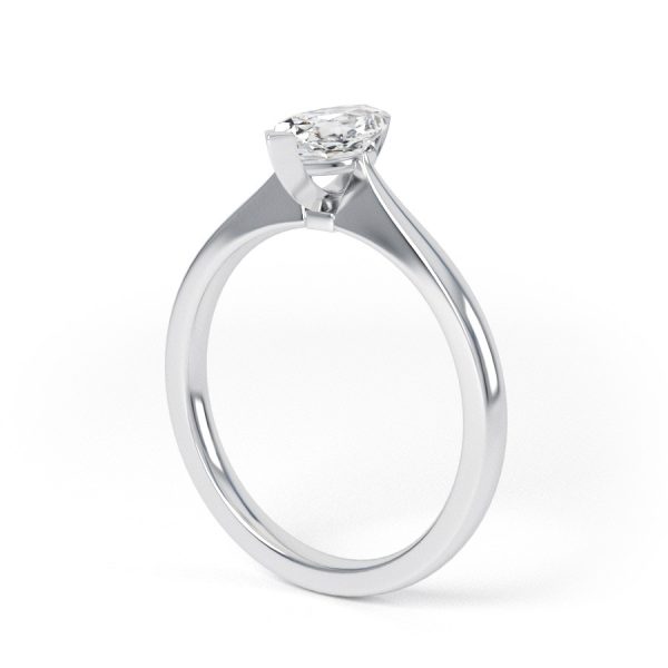 Eng - EVIE | Knife Edge Petite Marquise shape Engagement Ring - Image 3