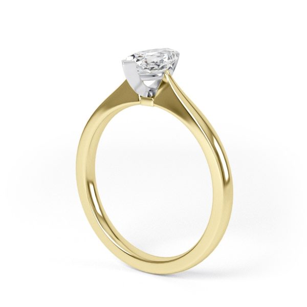 Eng - EVIE | Knife Edge Petite Marquise shape Engagement Ring - Image 6