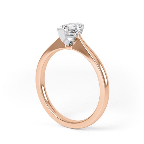 Eng - EVIE | Knife Edge Petite Marquise shape Engagement Ring - Image 9