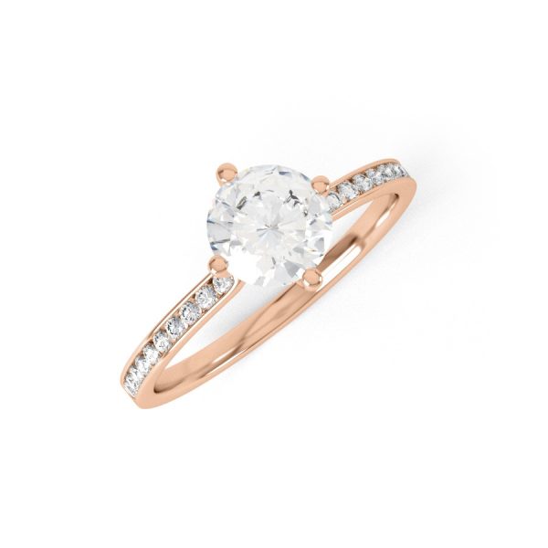 Eng - NINA | Rounded Cut Diamond Engagement Ring - Image 7