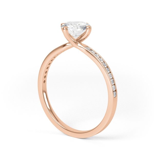 Eng - NINA | Rounded Cut Diamond Engagement Ring - Image 9