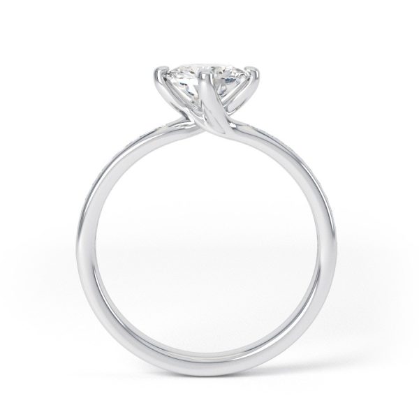 Eng - KINLEY | NEW Channel shoulder Set Engagement Ring - Image 2