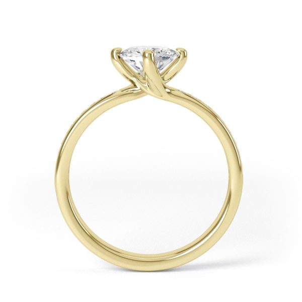 Eng - KINLEY | NEW Channel shoulder Set Engagement Ring - Image 3