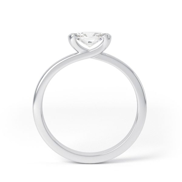 Eng - LEXI | Horizontal set Oval shape Diamond Engagement Ring - Image 2