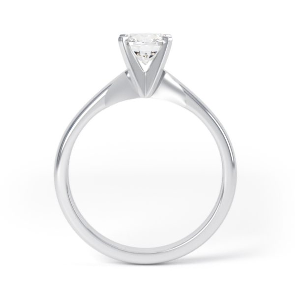 Eng - CALLIE | Knife Edge Four Claw Set Diamond Ring - Image 2