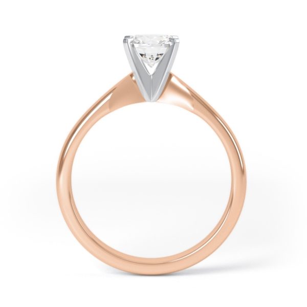 Eng - CALLIE | Knife Edge Four Claw Set Diamond Ring - Image 8