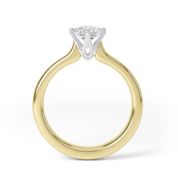 Eng - AURORA | NSEW Thin band Petite Diamond Ring - Image 5