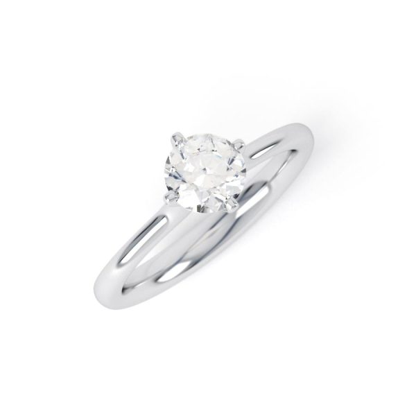 Eng - AURORA | NSEW Thin band Petite Diamond Ring