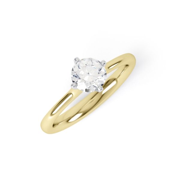 Eng - AURORA | NSEW Thin band Petite Diamond Ring - Image 4