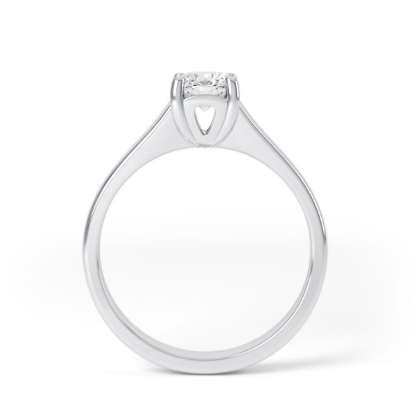 Eng - CHARLIE | Wide Tapering Up Four Claw Set Ring - Image 2