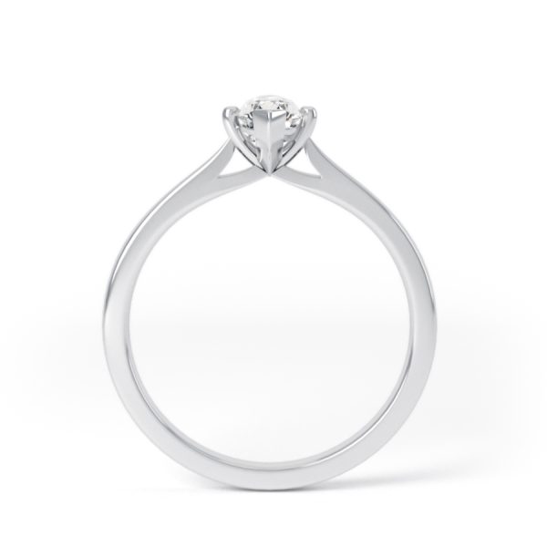 Eng - ZARA | Knife Edge Marquise shape Diamond Engagement Ring - Image 2