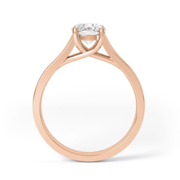 Eng - MACKENZIE | Wide Band Chunky Solitaire Engagement Ring - Image 3