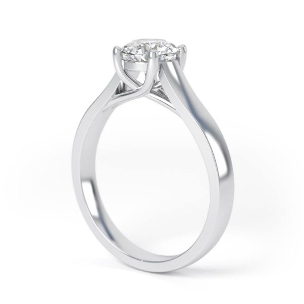 Eng - MACKENZIE | Wide Band Chunky Solitaire Engagement Ring - Image 6