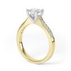 Eng - REESE | Round Straight Shoulder Set Engagement Ring - Image 6