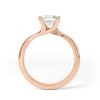 Eng - DANNI | Princess Cut Twist Style Engagement Ring - Image 4