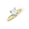 Eng - DANNI | Princess Cut Twist Style Engagement Ring - Image 5