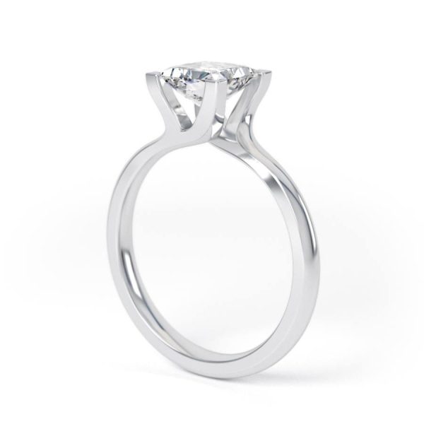 Eng - DANNI | Princess Cut Twist Style Engagement Ring - Image 7