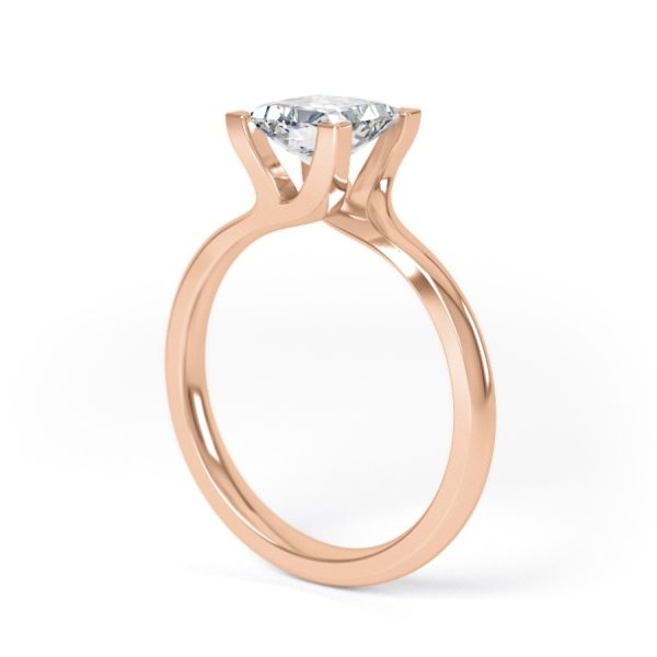 Eng - DANNI | Princess Cut Twist Style Engagement Ring - Image 9