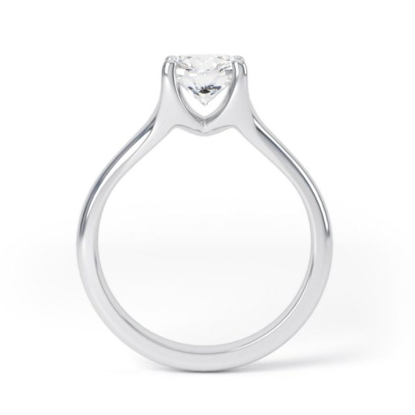 Eng - AALIYAH | Round Cut Solitaire Ring With 4 Claw Setting - Image 2