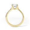 Eng - AALIYAH | Round Cut Solitaire Ring With 4 Claw Setting - Image 5