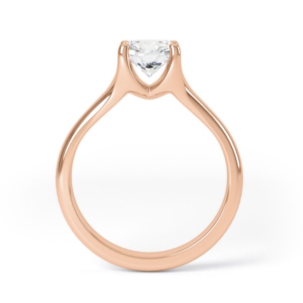 Eng - AALIYAH | Round Cut Solitaire Ring With 4 Claw Setting - Image 8