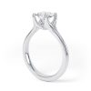 Eng - AALIYAH | Round Cut Solitaire Ring With 4 Claw Setting - Image 3
