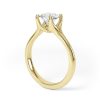 Eng - AALIYAH | Round Cut Solitaire Ring With 4 Claw Setting - Image 6