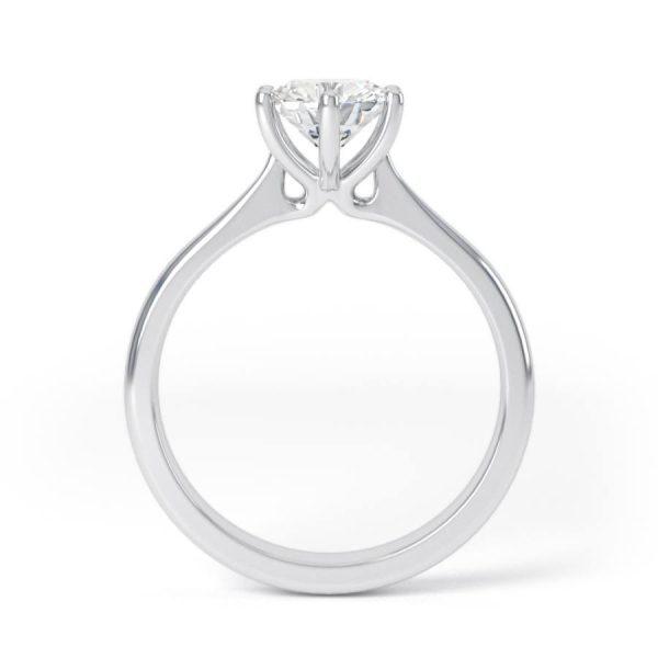 Eng - CORA | Six claw Solitaire Diamond Ring - Image 2