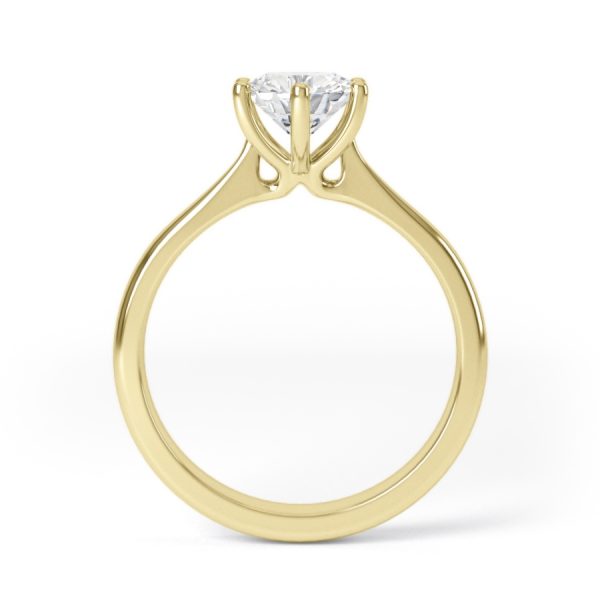 Eng - CORA | Six claw Solitaire Diamond Ring - Image 5