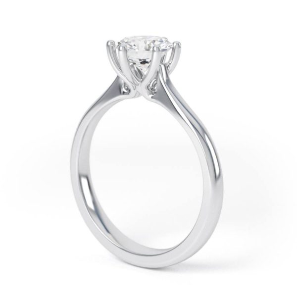 Eng - CORA | Six claw Solitaire Diamond Ring - Image 3