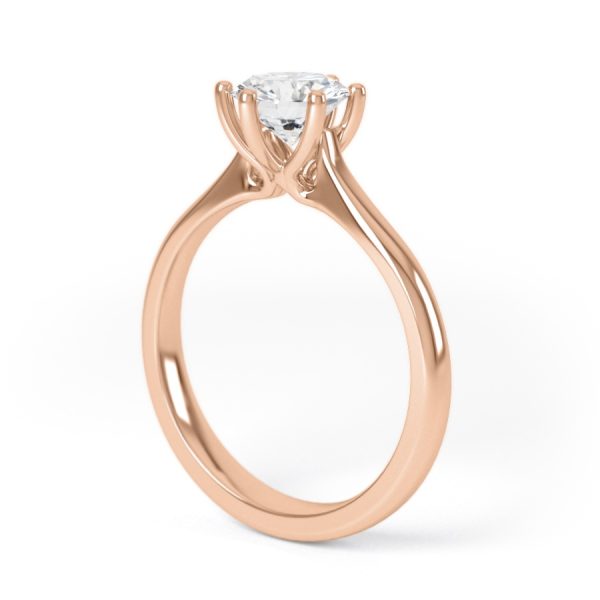 Eng - CORA | Six claw Solitaire Diamond Ring - Image 9