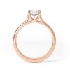 Eng - KINGSLEY | Four Claw Solitaire Engagement Ring - Image 4