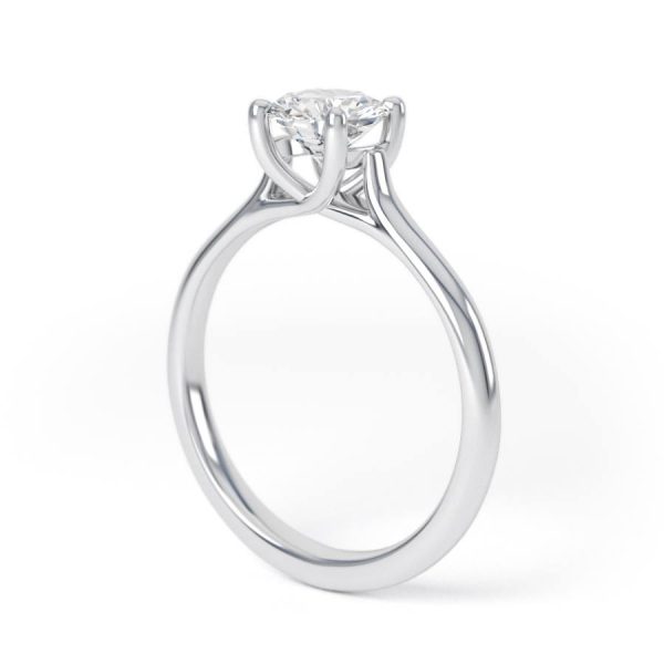 Eng - KINGSLEY | Four Claw Solitaire Engagement Ring - Image 7