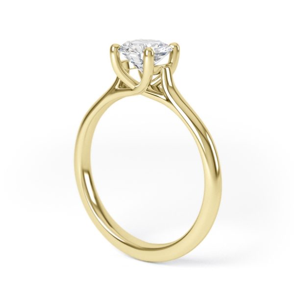 Eng - KINGSLEY | Four Claw Solitaire Engagement Ring - Image 8