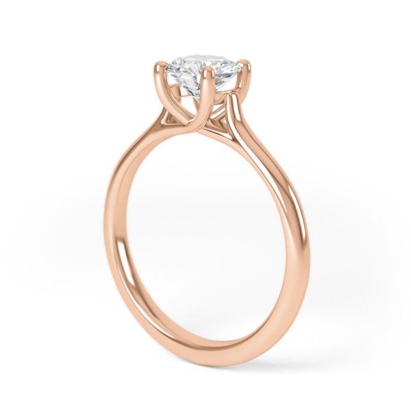 Eng - KINGSLEY | Four Claw Solitaire Engagement Ring - Image 9