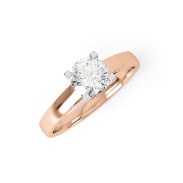 Eng - ISLA | Wide Band Solitaire Diamond Ring - Image 7