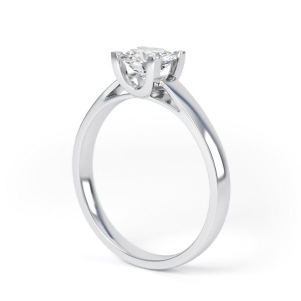 Eng - ISLA | Wide Band Solitaire Diamond Ring - Image 3