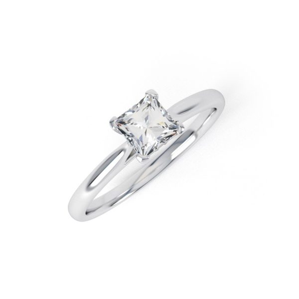 Eng - IVY - Princess Cut Diamond Engagement Ring