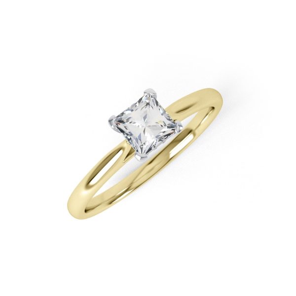 Eng - IVY - Princess Cut Diamond Engagement Ring - Image 4