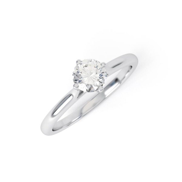 Eng - JORDAN | NSEW Knife Edge Set Solitaire Ring