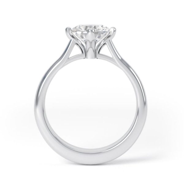 Eng - HARPER | Nsew set wide solitaire diamond ring - Image 2