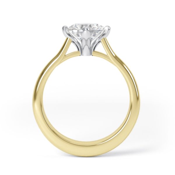 Eng - HARPER | Nsew set wide solitaire diamond ring - Image 5