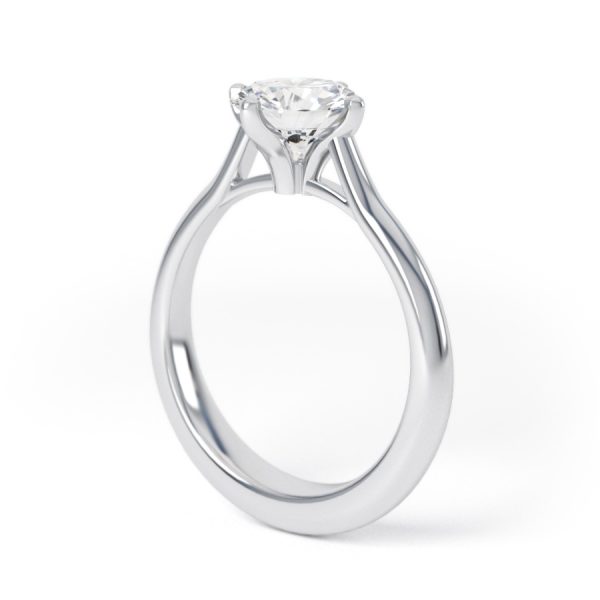 Eng - HARPER | Nsew set wide solitaire diamond ring - Image 3