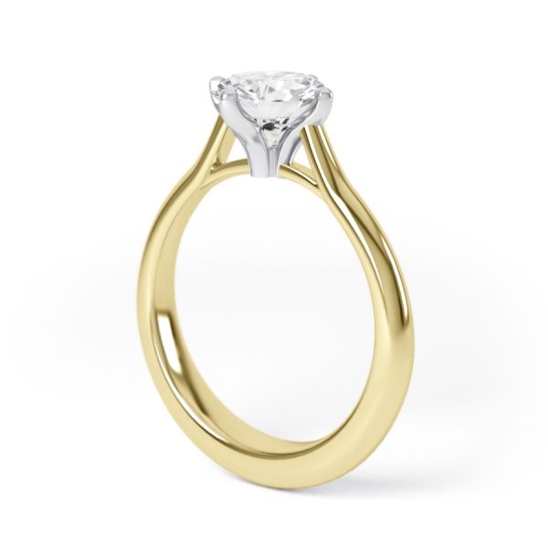 Eng - HARPER | Nsew set wide solitaire diamond ring - Image 6