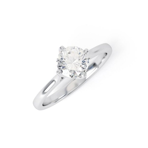 Eng - MADDIE | NSEW Set Slim Solitaire Engagement Ring